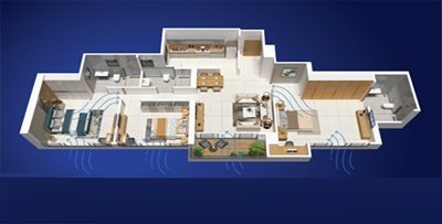 Kumar Magnacity Hadapsar 3BHK Plan